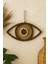 El Yapımı Doğal Malzemeden Kahverengi Göz Figürlü Dekoratif Duvar Süsü 1