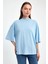 Kadın Yarım Balıkçı Yaka Kısa Kol T-Shirt 2