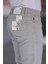 Erkekek Kot Pantalon Taycan Armürlü Çelik Örme Yuksek Bel Likralı Fermuarlı Nakışlı 5 Cepli 4