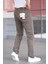 Erkekek Kot Pantalon Taycan Armürlü Çelik Örme Yuksek Bel Likralı Fermuarlı Nakışlı 5 Cepli 3