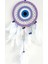 Nazar Boncuğu Motifli Lila Rengi Dream Catcher Düş Kapanı Duvar Süsü 1