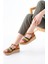 Bayan Sandalet 730-142 Multi Hakiki Deri Ortopedik Taban Kadın Sandalet 1