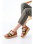 Bayan Sandalet 730-142 Multi Hakiki Deri Ortopedik Taban Kadın Sandalet 2