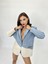 Runiquehome 6920 Kot Ceket-Mavi 4