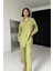 Runiquehome Yeşil Gömlek ve Çıtçıtlı Pantolon Takım 3