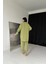 Runiquehome Yeşil Gömlek ve Çıtçıtlı Pantolon Takım 8
