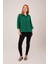 Runiquehome Kol Katlama Detaylı Zümrüt Yeşili Gömlek 4