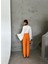 Runiquehome Bel Lastik Detaylı Modal Kumaş Pantolon - Orange 2