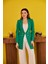 Runiquehome Yeşil Blazer Düğmeli Ceket 1