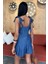 Runiquehome Tensel Denim Kumaşlı Mini Tulum 1363 4