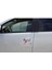 Dacia Logan Mcv Sw Uyumlu Kapı Kolu 4 Parça 2013 Üzeri Paslanmaz Krom 2