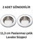 2 Adet Büyük Boy Paslanmaz Çelik Lavabo Süzgeci 11.3 cm 1
