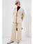 Kadın Keten Kimono Ikili Takım Krem 2