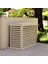 Alüminyum Klima Motoru Gizleme Kafesi 86X44X65 cm (H) Ral 1015 Fildişi Rengi Panjur Xs Modeli 9000-12000 Btu 2