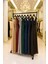 130 cm Çelik Konfeksiyon Elbise Askılık Tekerlekli Portatif Eşek Home Hanger 105 cm En 2