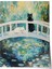 Çerçevesiz Poster, Kedi ve Monet Tarzı Köprü, Empresyonist Stil Poster No: 107413 1