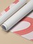 Çerçevesiz Poster, Kırmızı Soyut Desen, Tipografik Spiral Çizim Poster No: 107630 4