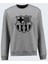 F.c.barcelona Baskılı Bisiklet Yaka Grimelanj Sweatshirt 1