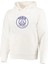 Psg Paris Saint Germain Büyük Baskılı Erkek Ekru Sweatshirt Kapşonlu Pamuk 3 Iplik 1