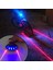 Lazer Güvenlik Işıklı Bisiklet Lambası Arka LED Ikili Lazer 7 Mod Çakarlı Kırmızı 1