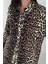 Leopar Desen Gabardin Gömlek 3