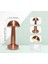 CT-8430 Lizbon Mantar Dokunmatik Şarjlı Masa Lambası Rose Renk 23 cm 3