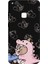 Huawei P10 Lite Için Siyah Jerry Dino Desenli Silikon Kılıf 1