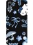 Huawei P20 Pro Için Siyah Blue Flow Kitty Desenli Silikon Kılıf 1