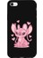 iPhone 7 Için Siyah Angel Desenli Silikon Kılıf 1