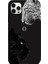 iPhone 11 Pro Max Için Siyah O Harfli Wild Lovers Desenli Silikon Kılıf 1