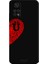 Xiaomi Redmi Note 11 Pro Için Siyah Ü-Harfli Touch Of love Desenli Silikon Kılıf 1