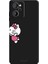 Samsung Galaxy M40 Için Siyah Charm Duo Desenli Silikon Kılıf 1