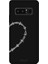Samsung Galaxy Note 8 Için Siyah Heart-String Desenli Silikon Kılıf 1