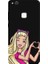 Huawei P10 Lite Için Siyah Barbie Heart Desenli Silikon Kılıf 1