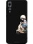 Huawei P20 Pro Için Siyah Twinspire Desenli Silikon Kılıf 1
