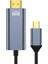 CHB024 Type-C To Erkek HDMI 4K 30Hz Dönüştürücü Kablo 1.8 Metre 3