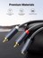 3.5 Mm Jack Girişi Aux To 2 Rca Ses Aktarma Kablosu 1 Metre 3