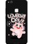 Huawei P10 Lite Için Siyah Lovely Day Desenli Silikon Kılıf 1