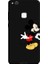 Huawei P10 Lite Için Siyah Mickey Wave Desenli Silikon Kılıf 1