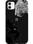 iPhone 12 Için Siyah B Harfli Wild Lovers Desenli Silikon Kılıf 1
