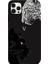 iPhone 12 Pro Max Için Siyah V Harfli Wild Lovers Desenli Silikon Kılıf 1