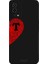 Oppo A55 4g Için Siyah T-Harfli Touch Of love Desenli Silikon Kılıf 1