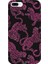 iPhone 7 Plus Için Siyah Pink Roar Desenli Silikon Kılıf 1