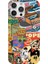 iPhone 13 Pro Için Siyah Nostalgia Club Desenli Silikon Kılıf 1