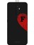 Oppo Reno 2z Için Siyah F Harfli Touch Of love Desenli Silikon Kılıf 1