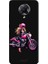 Poco F2 Için Siyah Pink Rider Desenli Silikon Kılıf 1