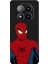 Xiaomi Redmi 14 Pro Plus Için Siyah Retro Spider Desenli Silikon Kılıf 1