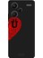Xiaomi Redmi Note 13 Pro Plus 5g Için Siyah Ü-Harfli Touch Of love Desenli Silikon Kılıf 1