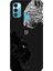 Tecno Spark 7t Için Siyah B Harfli Wild Lovers Desenli Silikon Kılıf 1