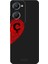 Vivo Y18 Için Siyah Ç-Harfli Touch Of love Desenli Silikon Kılıf 1